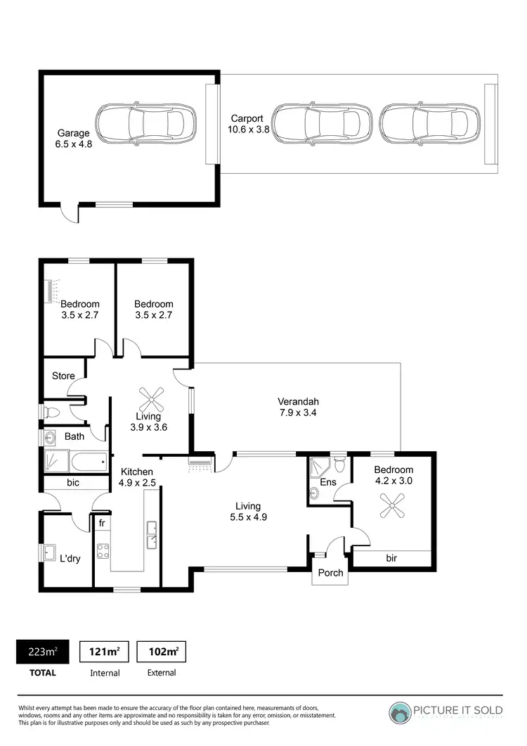 Floorplan of Homely house listing, 73 Blackburn Road, Elizabeth East SA 5112