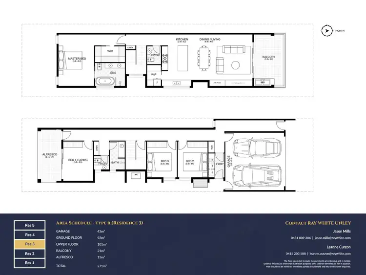 Floorplan of Homely house listing, Lot 3/22 - 24 Ramsgate Avenue, Christies Beach SA 5165