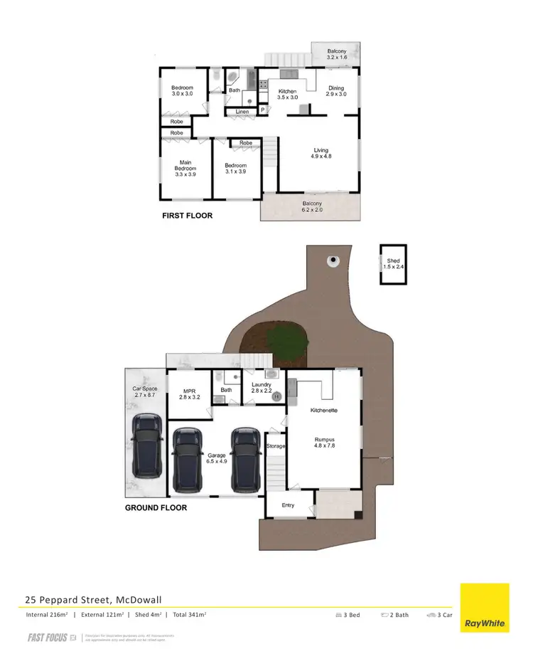 Floorplan of Homely house listing, 25 Peppard Street, Mcdowall QLD 4053