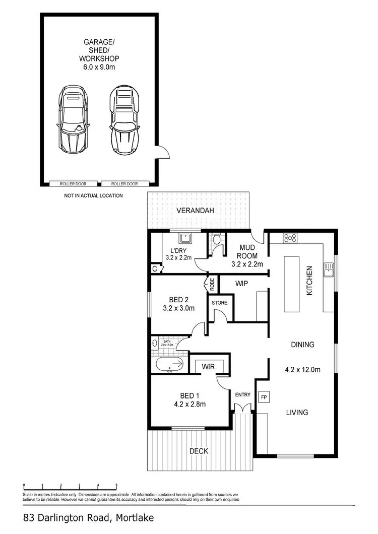 Floorplan of Homely house listing, 83 Darlington Road, Mortlake VIC 3272