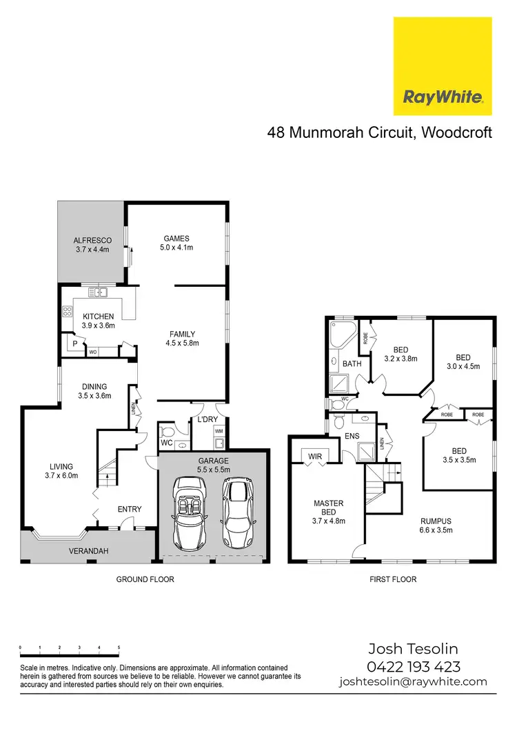 Floorplan of Homely house listing, 48 Munmorah Circuit, Woodcroft NSW 2767