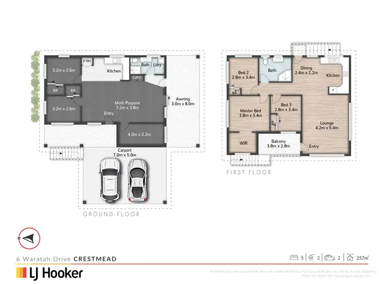 Floorplan of Homely house listing, 6 Waratah Drive, Crestmead QLD 4132