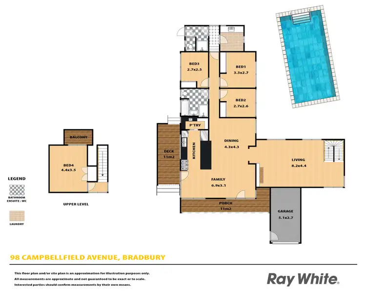 Floorplan of Homely house listing, 98 Campbellfield Avenue, Bradbury NSW 2560