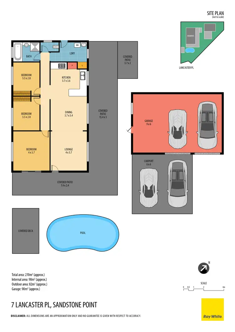 Floorplan of Homely house listing, 7 Lancaster Place, Sandstone Point QLD 4511
