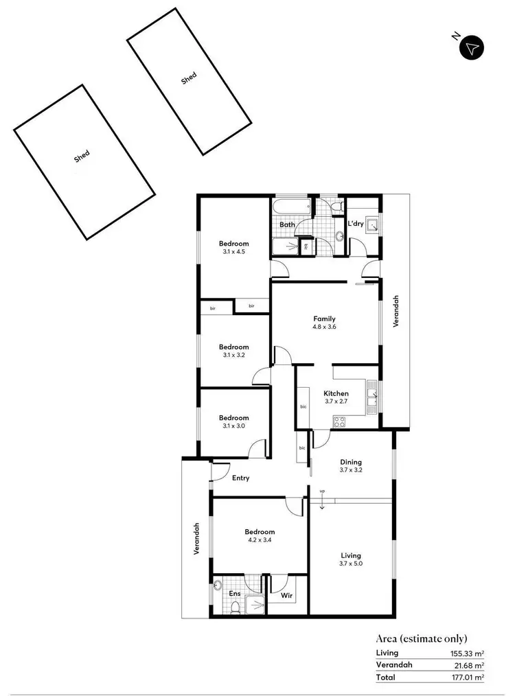 Floorplan of Homely house listing, 35 Charlick Road, Crafers West SA 5152