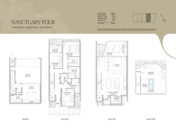 Floorplan of Homely townhouse listing, 4/34 Elystan Road, New Farm QLD 4005