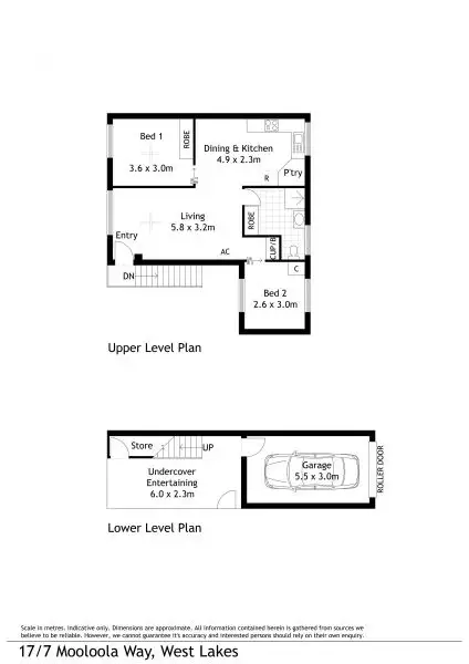 Floorplan of Homely house listing, 17/7 Mooloola Way, West Lakes Shore SA 5020