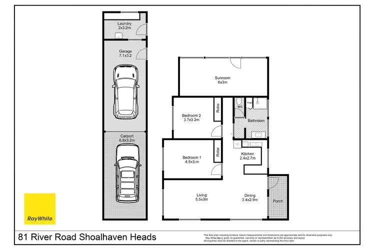 Floorplan of Homely house listing, 81 River Road, Shoalhaven Heads NSW 2535
