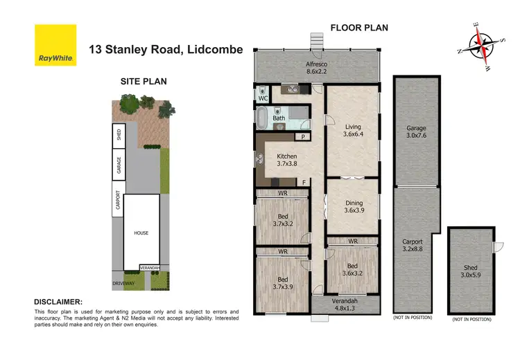 Floorplan of Homely house listing, 13 Stanley Road, Lidcombe NSW 2141