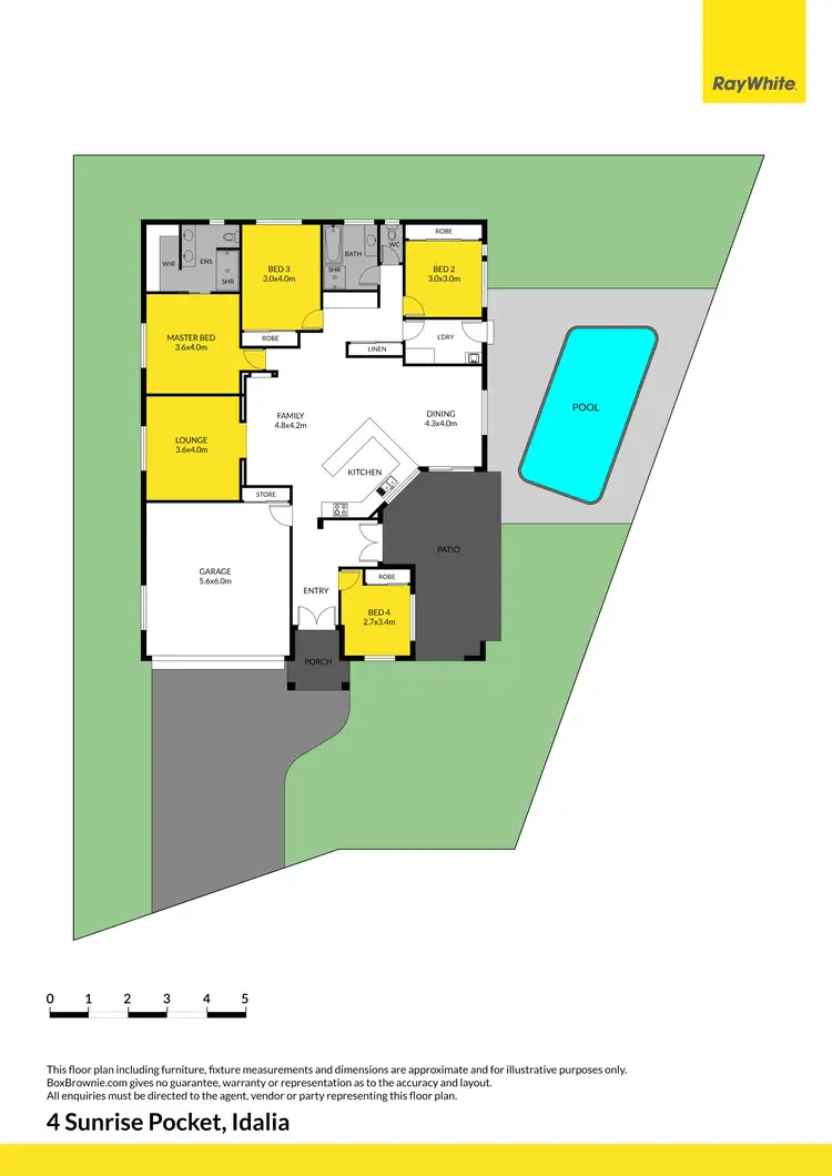 Floorplan of Homely house listing, 4 Sunrise Pocket, Idalia QLD 4811