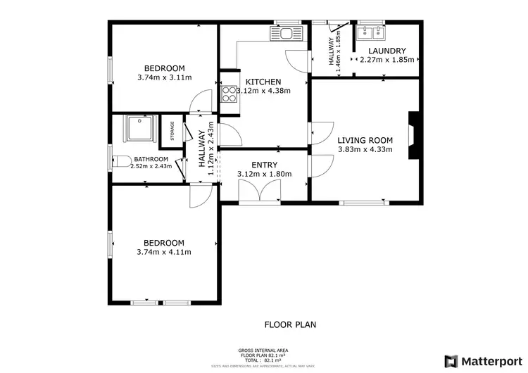Floorplan of Homely house listing, 476 Campbell Street, Swan Hill VIC 3585