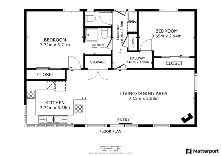 Floorplan of Homely house listing, 2326 Stony Crossing Road, Stony Crossing NSW 2734