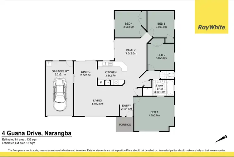 Floorplan of Homely house listing, 4 GUANA Drive, Narangba QLD 4504