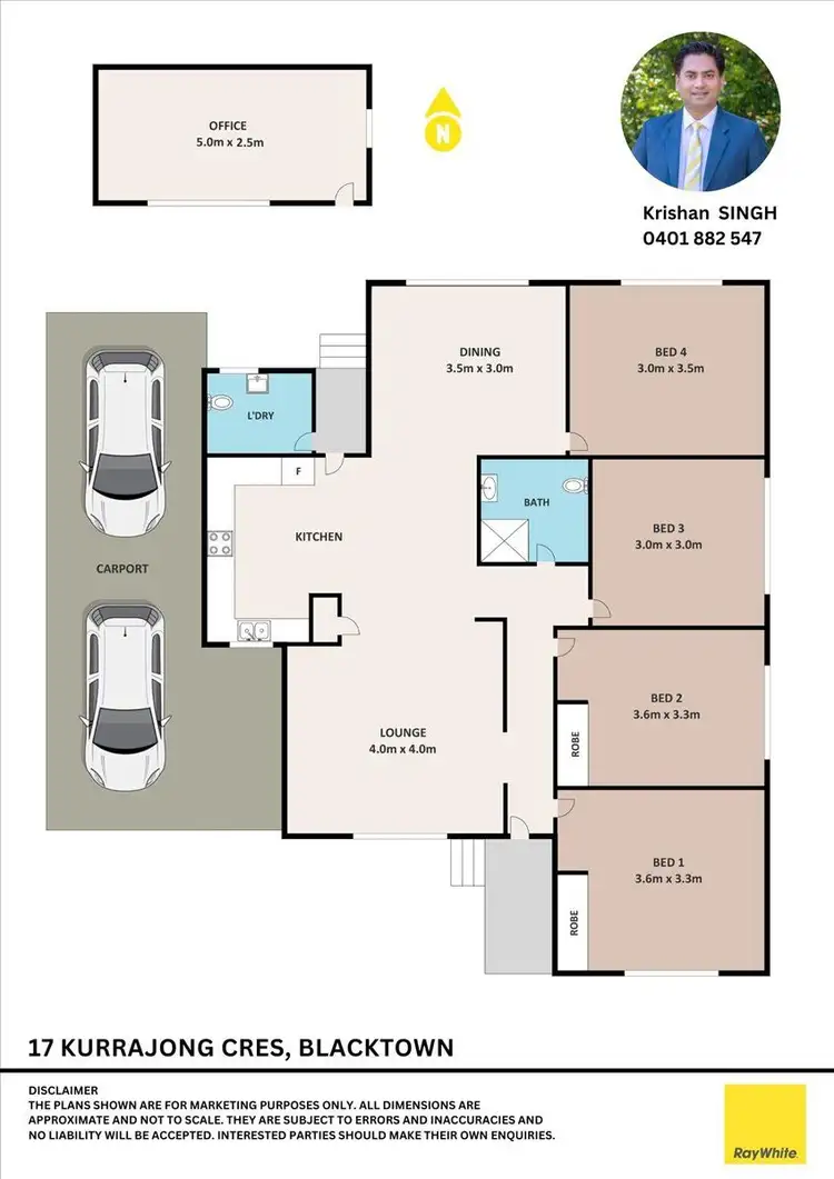 Floorplan of Homely house listing, 17 Kurrajong Crescent, Blacktown NSW 2148