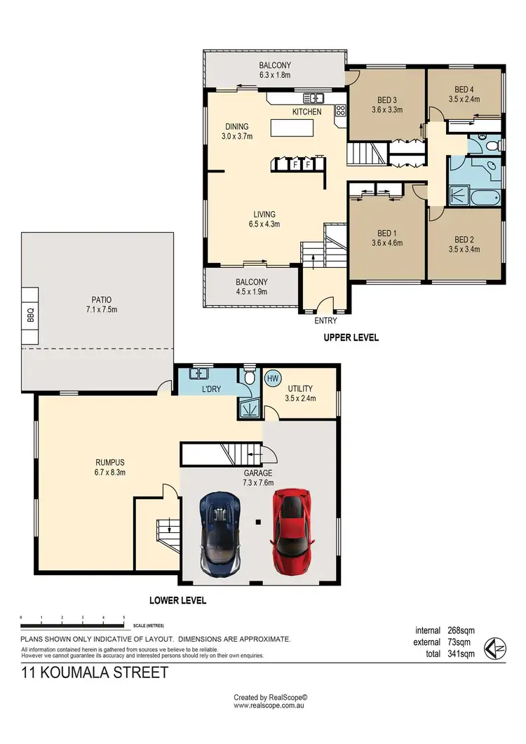 Floorplan of Homely house listing, 11 Koumala Street, Mansfield QLD 4122