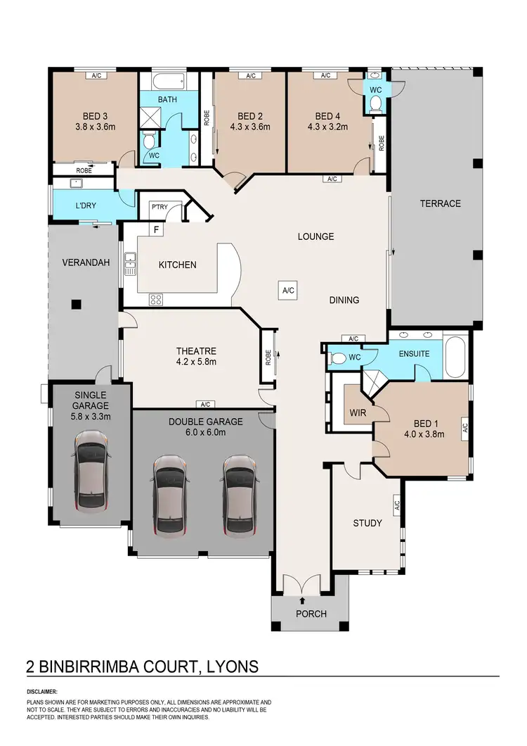 Floorplan of Homely house listing, 2 Binbirrimba Court, Lyons NT 810