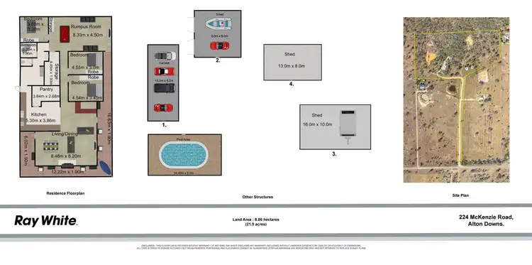 Floorplan of Homely rural property listing, 224 Mckenzie Road, Alton Downs QLD 4702