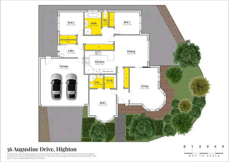Floorplan of Homely house listing, 56 Augustine Drive, Highton VIC 3216