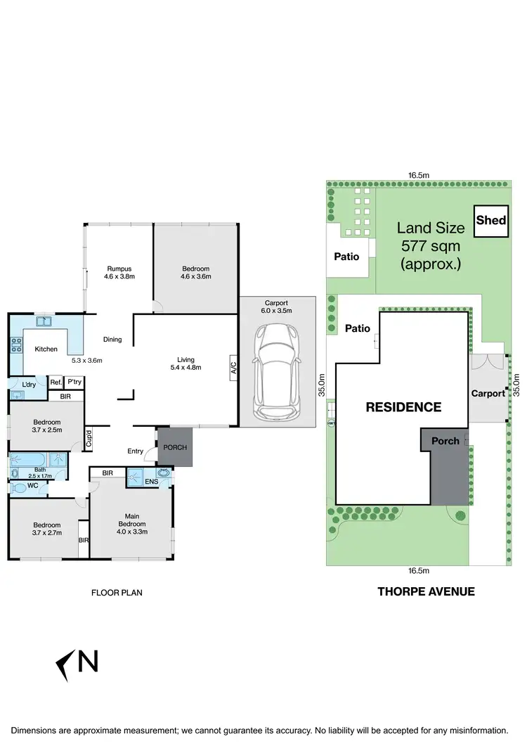 Floorplan of Homely house listing, 3 Thorpe Avenue, Hoppers Crossing VIC 3029