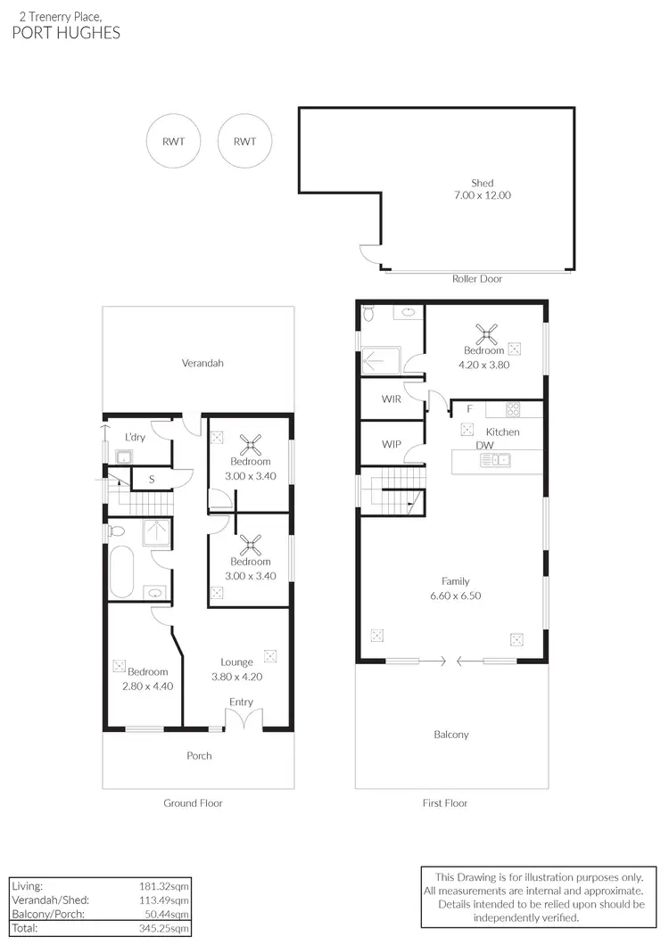 Floorplan of Homely house listing, 2 Trenerry Place, Port Hughes SA 5558