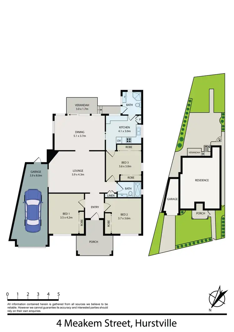 Floorplan of Homely house listing, 4 Meakem Street, Hurstville NSW 2220