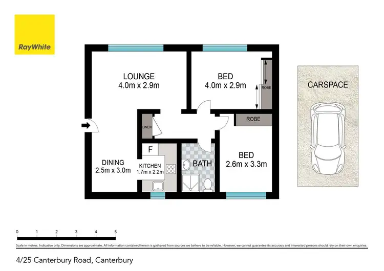 Floorplan of Homely apartment listing, 4/25 Canterbury Road, Canterbury NSW 2193