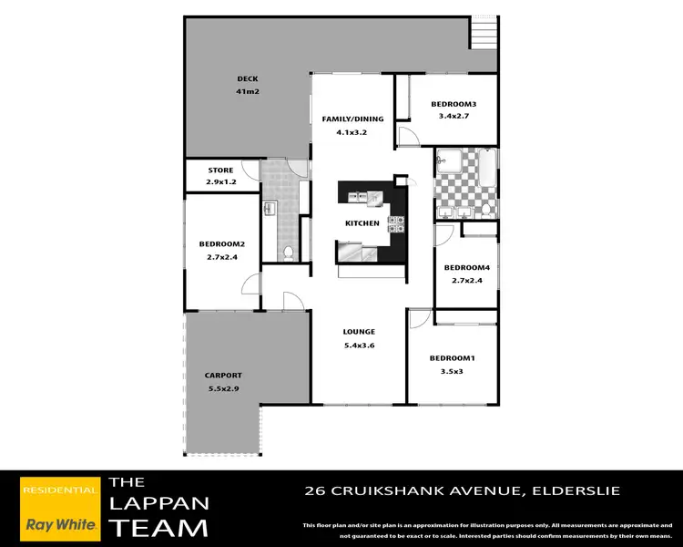 Floorplan of Homely house listing, 26 Cruikshank Avenue, Elderslie NSW 2570