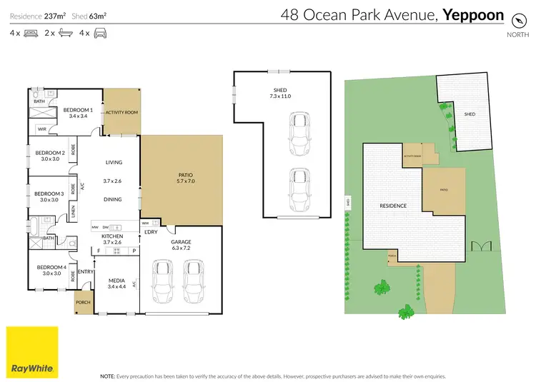 Floorplan of Homely house listing, 48 Ocean Park Avenue, Yeppoon QLD 4703