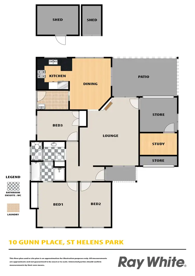 Floorplan of Homely house listing, 10 Gunn Place, St Helens Park NSW 2560