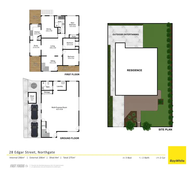 Floorplan of Homely house listing, 28 Edgar Street, Northgate QLD 4013