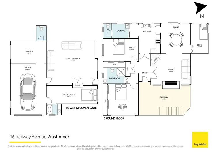 Floorplan of Homely house listing, 46 Railway Avenue, Austinmer NSW 2515