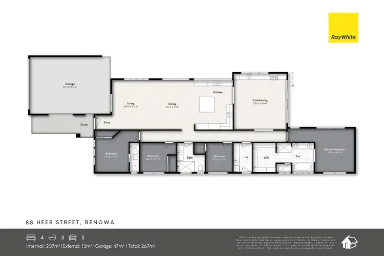 Floorplan of Homely house listing, 88 Heeb Street, Benowa QLD 4217