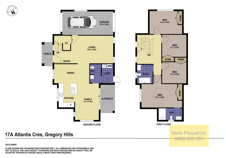 Floorplan of Homely house listing, 17A Atlantis Crescent, Gregory Hills NSW 2557