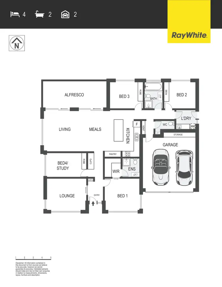 Floorplan of Homely house listing, 77 Narden Street, Crace ACT 2911