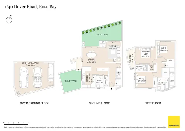 Floorplan of Homely apartment listing, 1/40 Dover Road, Rose Bay NSW 2029