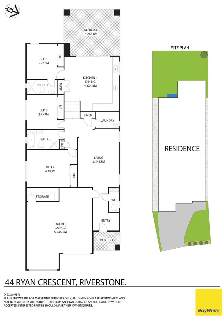 Floorplan of Homely house listing, 44 Ryan Crescent, Riverstone NSW 2765