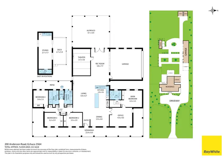 Floorplan of Homely house listing, 200 Anderson Road, Echuca VIC 3564