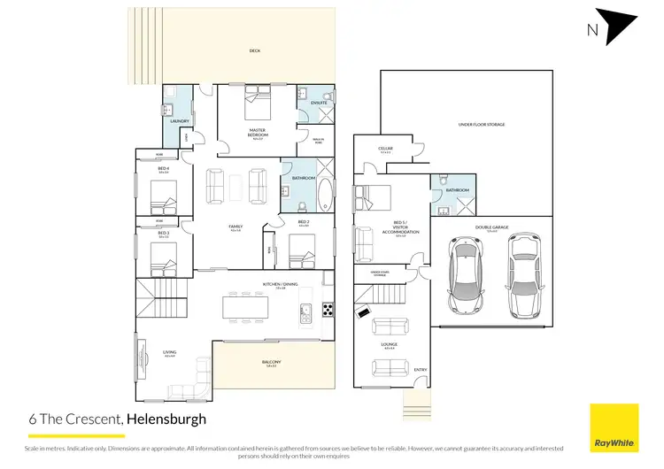 Floorplan of Homely house listing, 6 The Crescent, Helensburgh NSW 2508