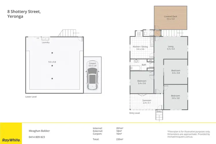Floorplan of Homely house listing, 8 Shottery Street, Yeronga QLD 4104