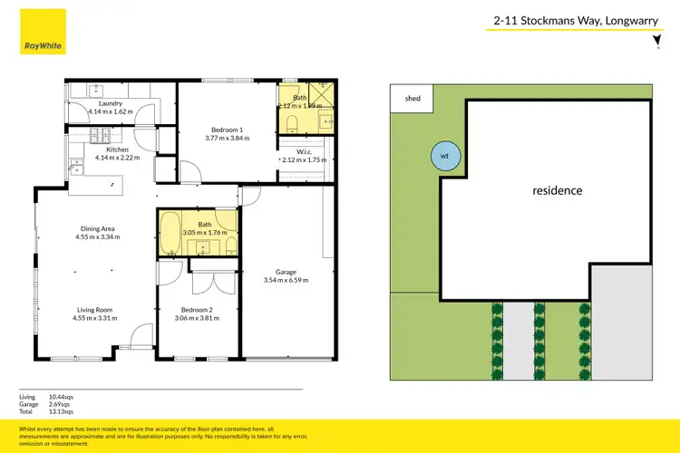 Floorplan of Homely unit listing, 2/11 Stockman Way, Longwarry VIC 3816