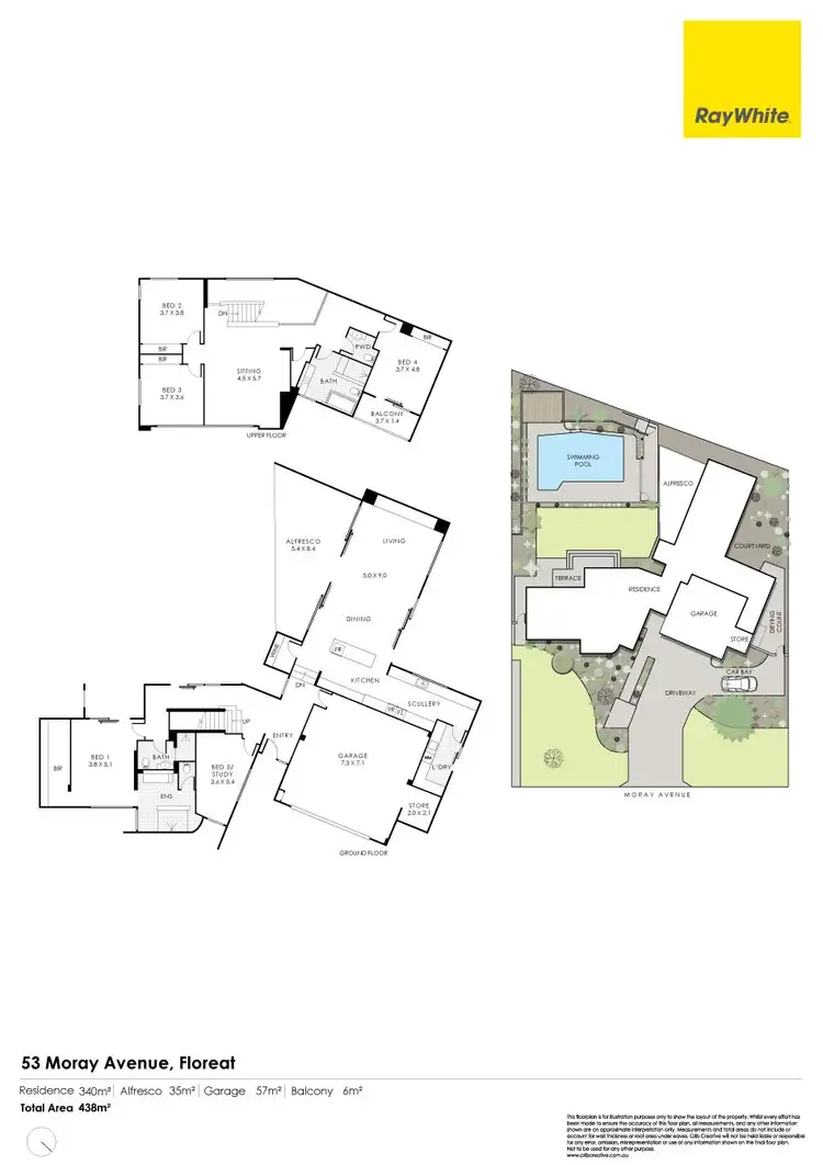 Floorplan of Homely house listing, 53 Moray Avenue, Floreat WA 6014