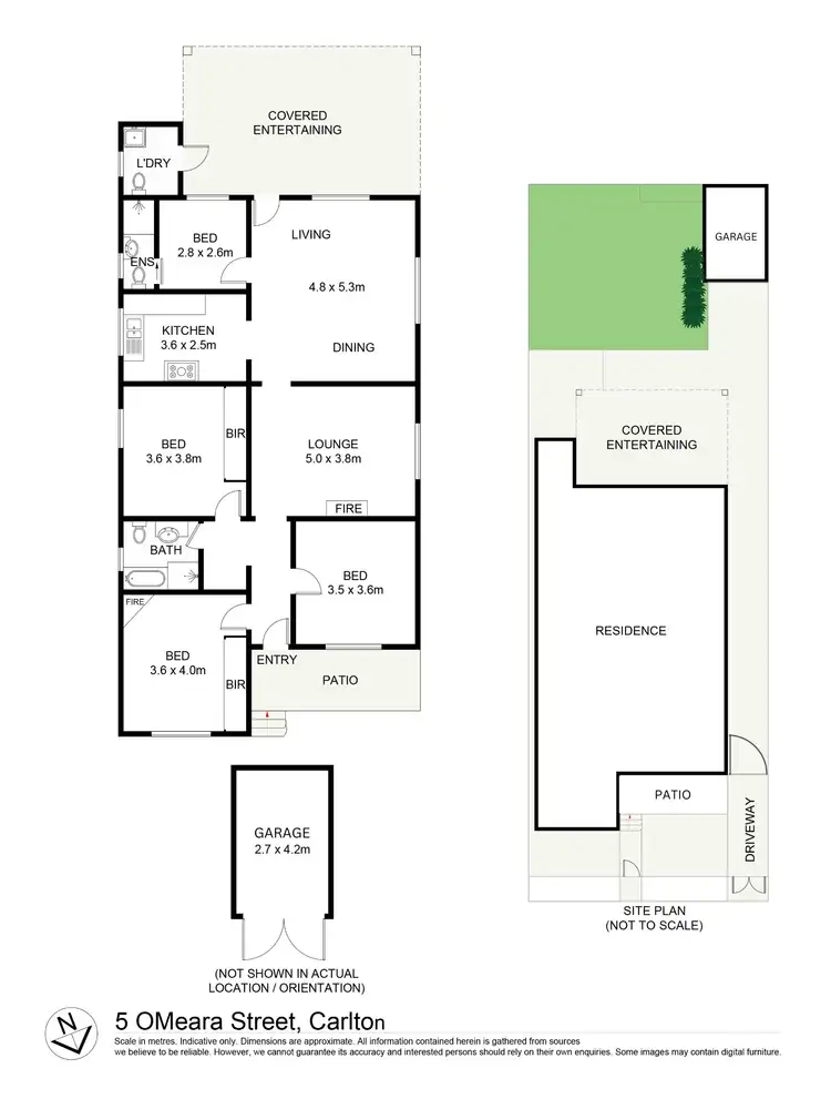 Floorplan of Homely house listing, 5 O'Meara Street, Carlton NSW 2218