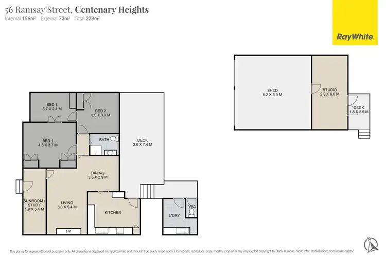 Floorplan of Homely house listing, 56 Ramsay Street, Centenary Heights QLD 4350