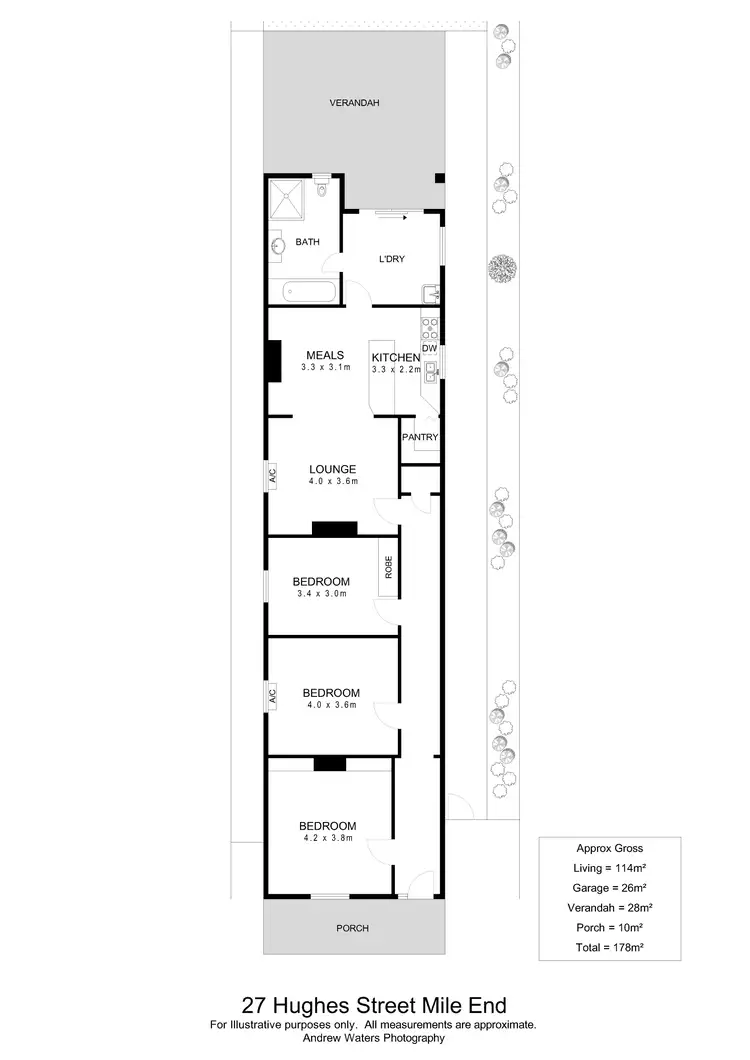Floorplan of Homely house listing, 27 Hughes Street, Mile End SA 5031