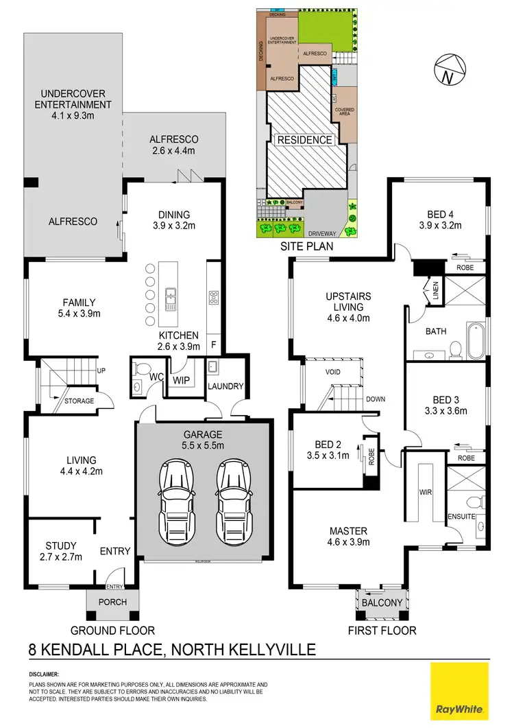 Floorplan of Homely house listing, 8 Kendall Place, North Kellyville NSW 2155