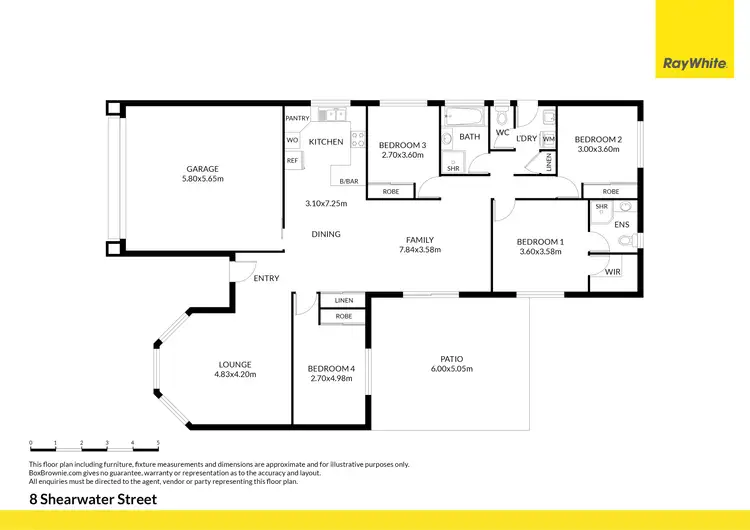 Floorplan of Homely house listing, 8 Shearwater Street, Kawungan QLD 4655