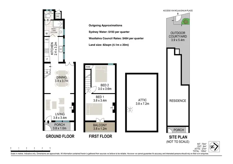Floorplan of Homely house listing, 23 Brown Street, Paddington NSW 2021