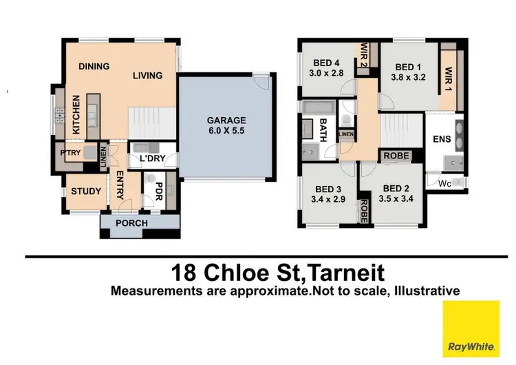 Floorplan of Homely house listing, 18 Chloe Street, Tarneit VIC 3029