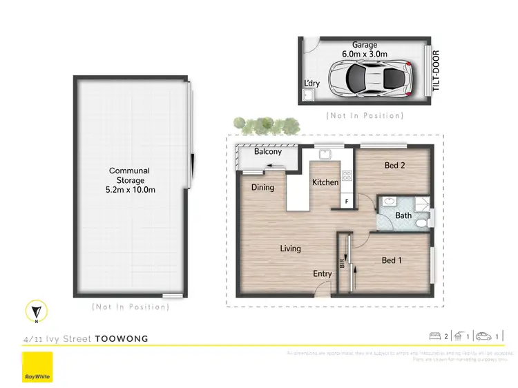 Floorplan of Homely unit listing, 4/11 Ivy Street, Toowong QLD 4066
