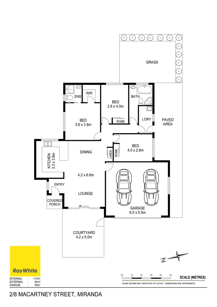 Floorplan of Homely villa listing, 2/8 Macartney Street, Miranda NSW 2228